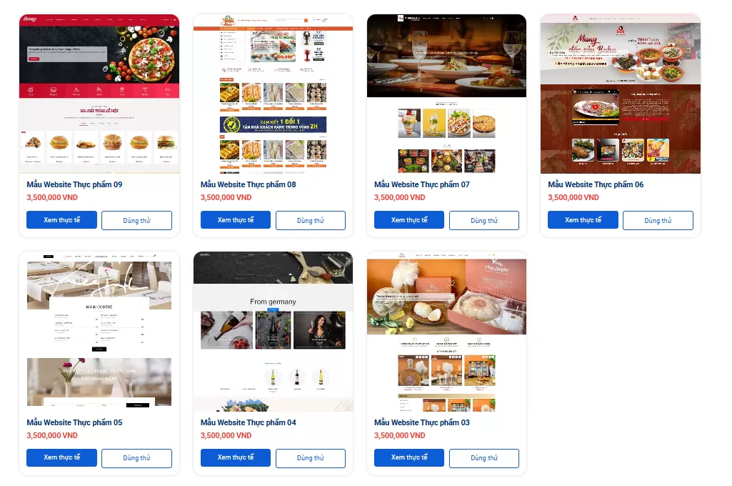 mua website có sẵn